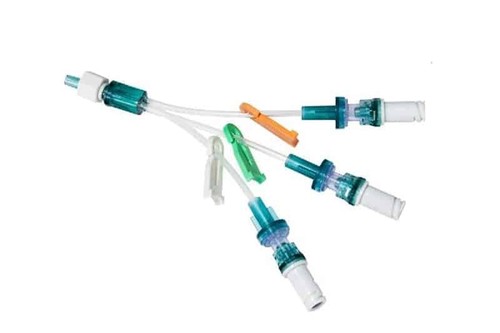 Zestaw przedłużający Bionector Octopus z potrójnym światłem i trzema zaworami przeciwrefluksowymi (ARV)